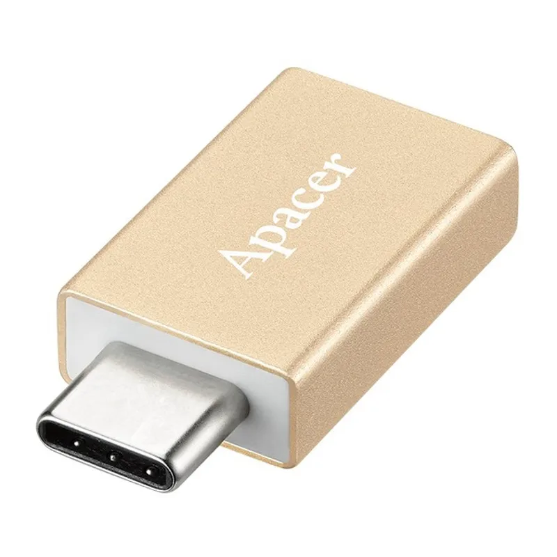 Adaptateur Apacer DA110 USB Type-C vers USB 3.1 Type-A Maroc Adaptateur Apacer DA110 USB 3.1 haute vitesse 5 Gbps Connexion d'une clé USB via l'adaptateur Apacer DA110 USB-C Adaptateur USB-C Apacer DA110 compact et portable