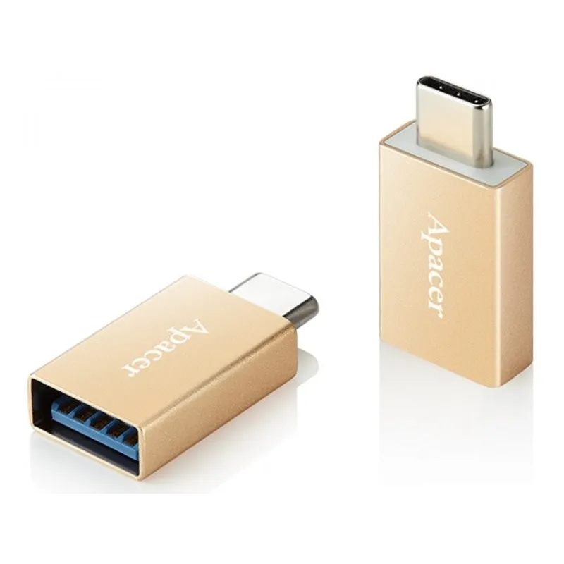 Adaptateur Apacer DA110 USB Type-C vers USB 3.1 Type-A Maroc Adaptateur Apacer DA110 USB 3.1 haute vitesse 5 Gbps Connexion d'une clé USB via l'adaptateur Apacer DA110 USB-C Adaptateur USB-C Apacer DA110 compact et portable